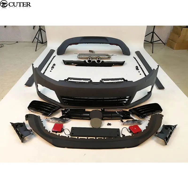 Комплект кузова для автомобиля Golf 6 R20 PP неокрашенный передний бампер боковые