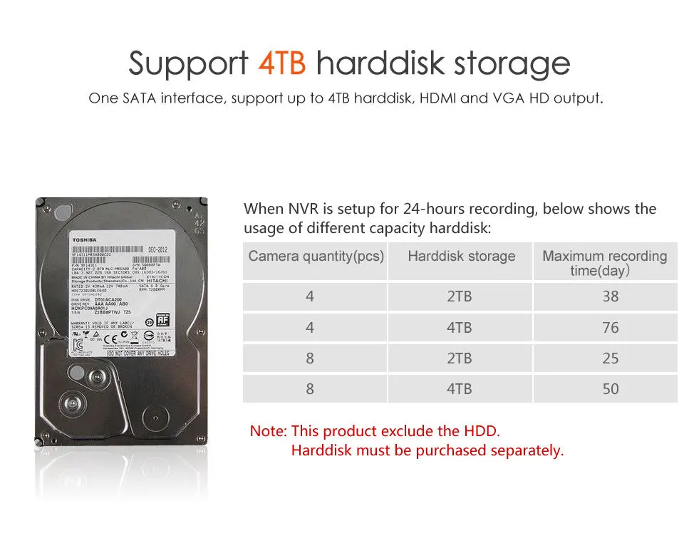 Vstarcam 8CH NVR аудио вход HDMI HD сетевой видеорегистратор для ip-камеры N8209