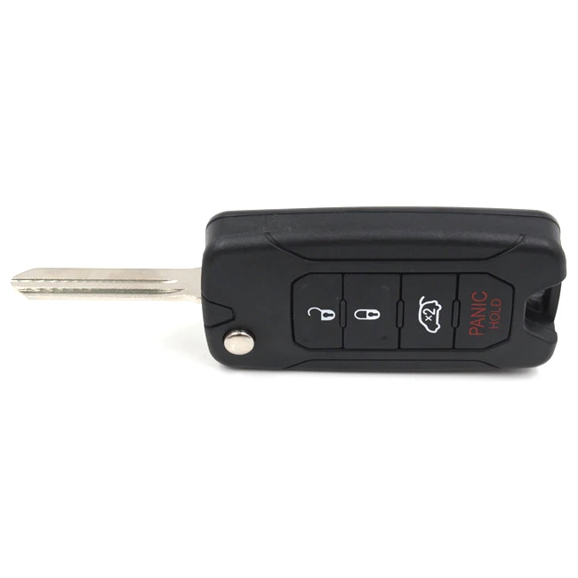 Keyecu флип Замена дистанционный ключ брелок от машины 433 МГц ID46 для Chrysler 200 300 Sebring PT
