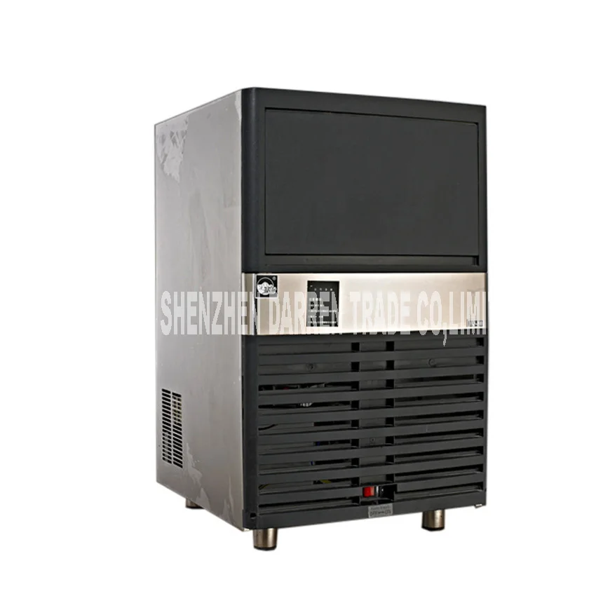 

HS-40 Commercial Ice Maker 20KG ice storage capacity, 40KG / 24H Ice Tea Shop Bar Ice Machine 320W 220V