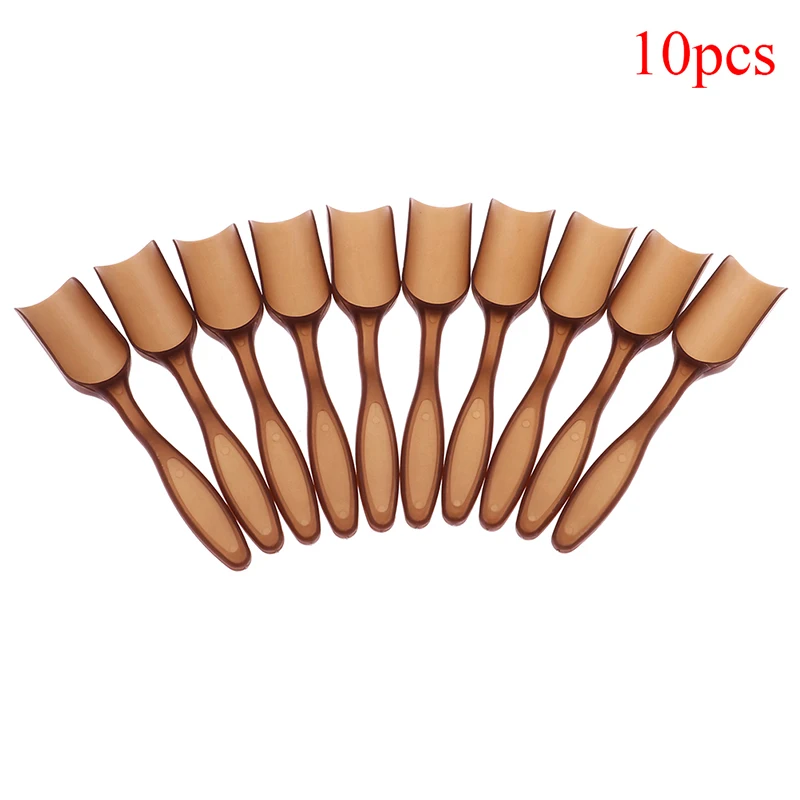10pcs 1/5/10 шт 15*2,2 см Чай Кофе ложка-Лопатка порошок маття ложка, совок "Китайский кун-фу" инструмент - Цвет: 10pcs