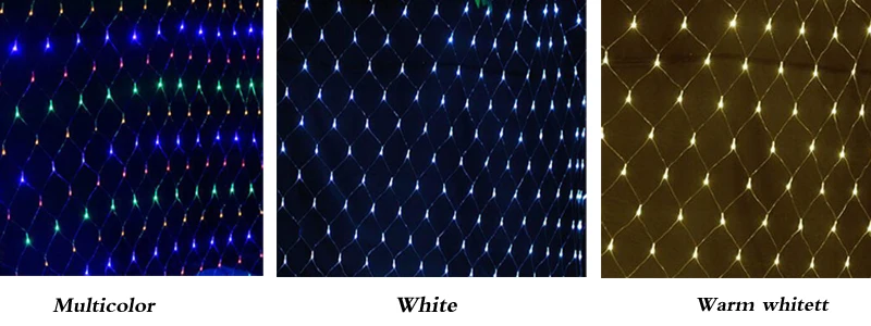 Светодио дный чистый свет 1,5*1,5 м/2*2 м/3*2 м/6*4 м 8 видов узоров ткачество строка рождественские Огни Праздник свет лампы сад
