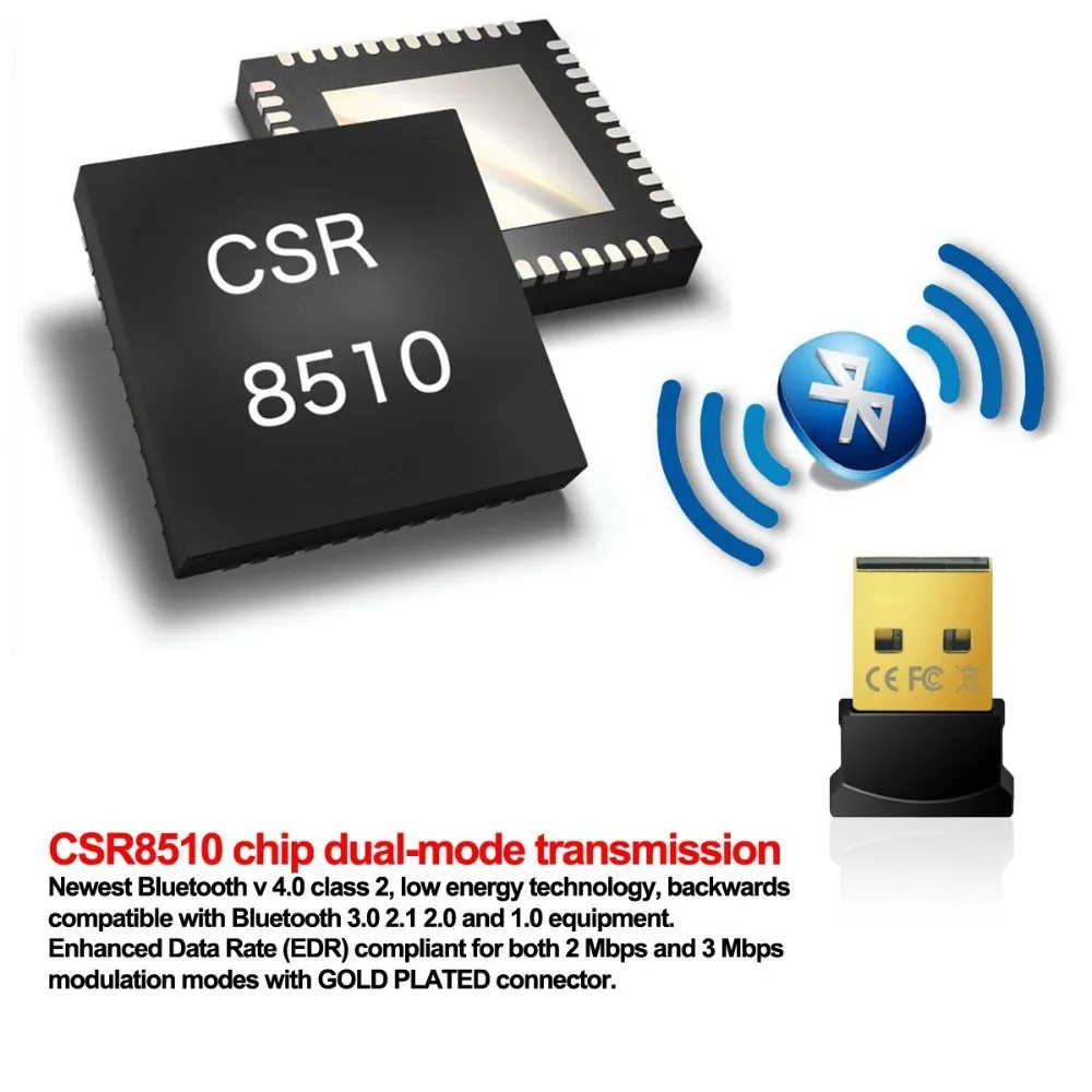 Мини USB Bluetooth адаптер V 4 0 двухрежимный беспроводной ключ CSR 2 0/3 для Windows 10 8 Win 7 Vista XP