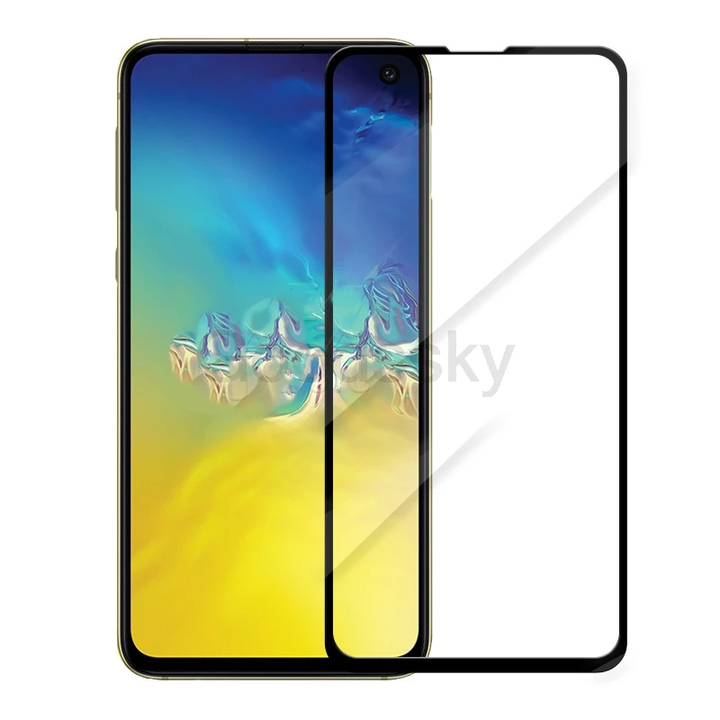 Полное клеевое закаленное стекло для samsung Galaxy S10e Полное покрытие экрана Защитная пленка для samsung M10 M20 M30 полное защитное стекло