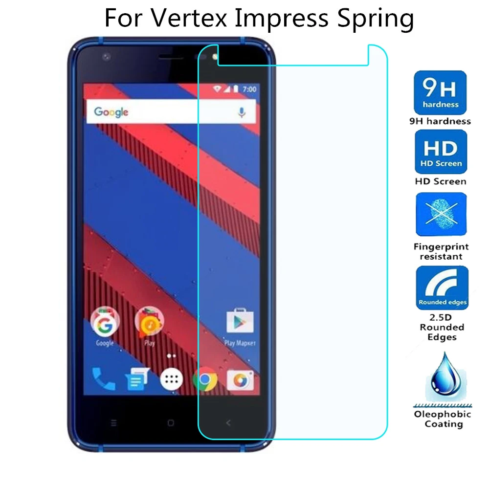 Закаленное стекло для Vertex Impress Spring Защитная пленка экрана телефона Spring|Защитные