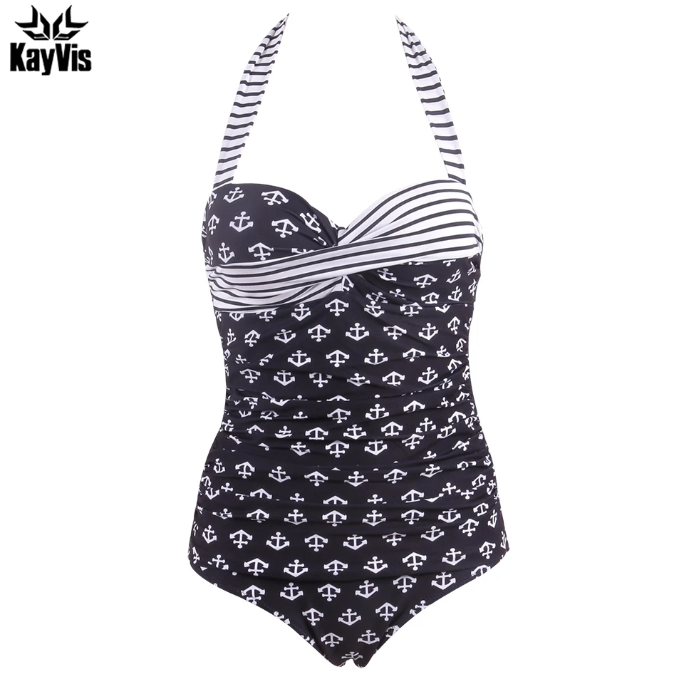 Женский купальник монокини KayVis черный цельный для плавания 2019|suit swim|one-piece suitswimwear