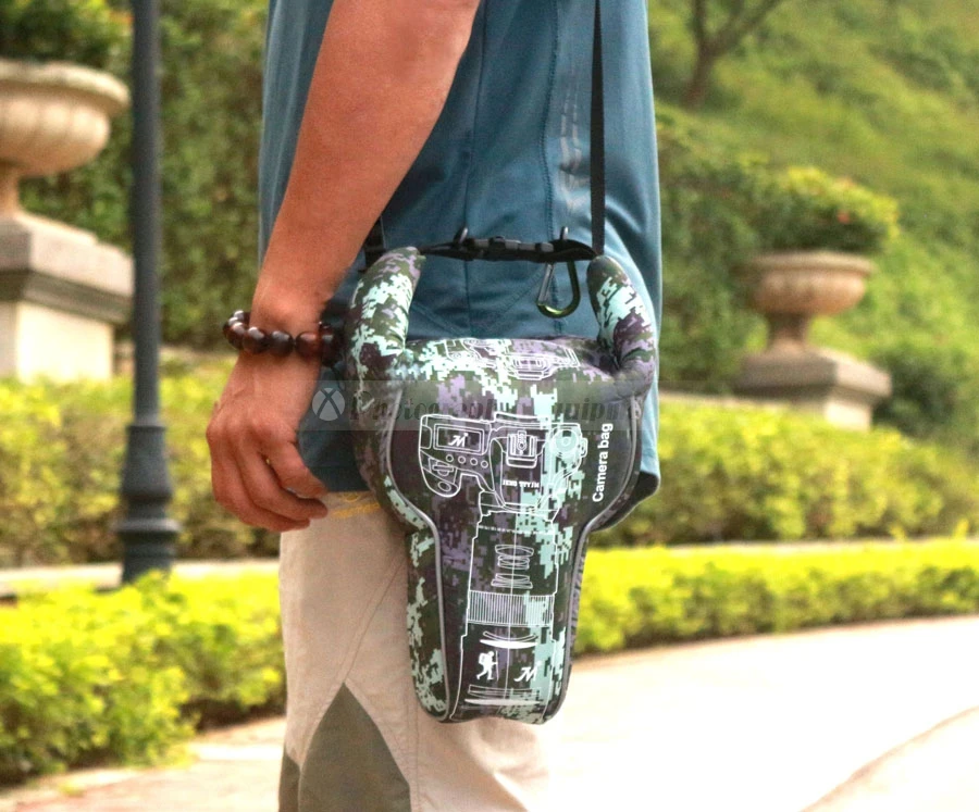 Водонепроницаемая водонепроницаемая сумка для камеры чехол объектива Canon Nikon Sony