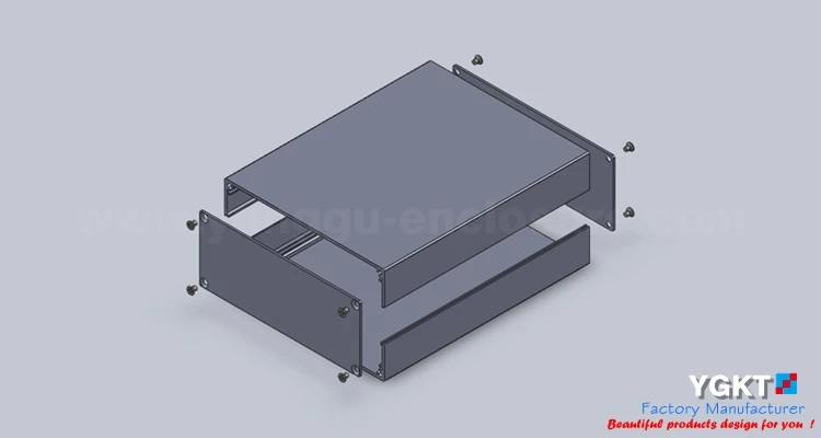125*51*180 мм 4 92 ''x 2 0'' x 7 08 ''алюминиевый проектный корпус усилителя|enclosure