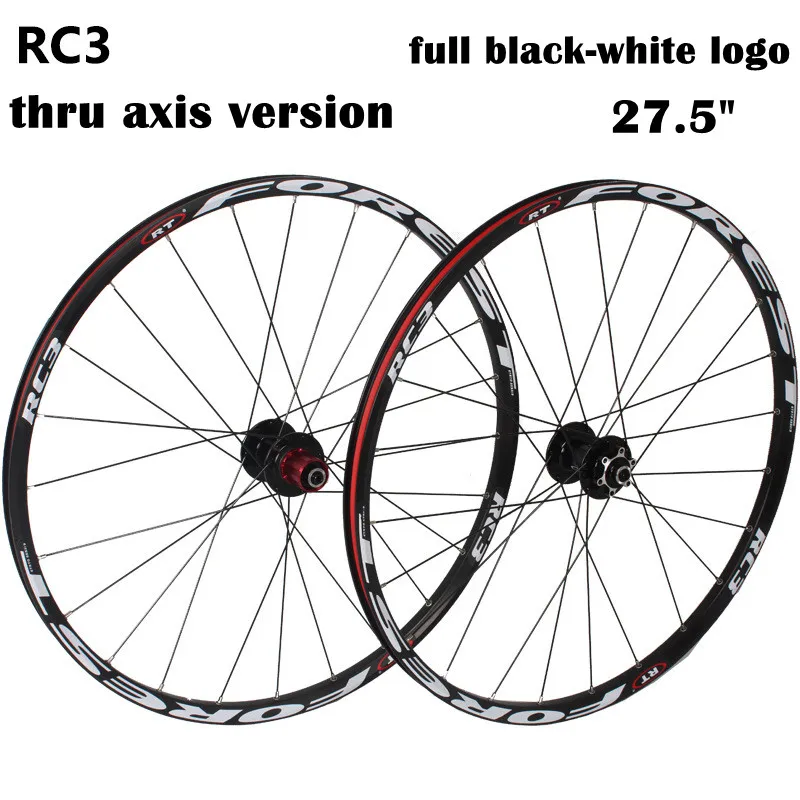MTB горный велосипед RC3 thru axis колесики для вала Сверхлегкий 26/27.5 дюймов передний