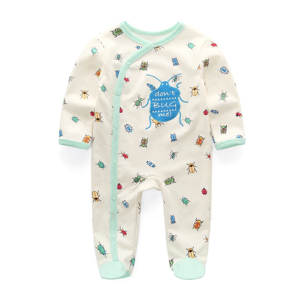 Детские хлопковые комбинезоны 3 шт./компл. Roupas de bebe menino Одежда для новорожденных