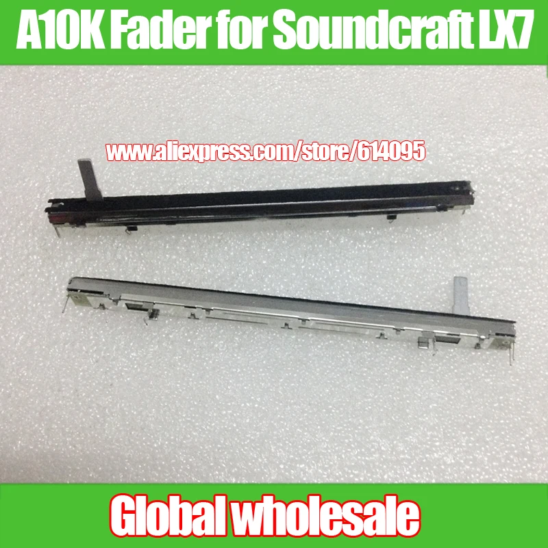 Прямой подвижный потенциометр A10K 2 шт. Фейдер для Soundcraft LX7 48 Way микшер BEHRINGER | Потенциометры -32780871395