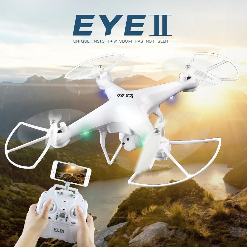 D68 WIFI FPV камера Дрон с удержанием высоты Безголовый режим Квадрокоптер RC Вертолет