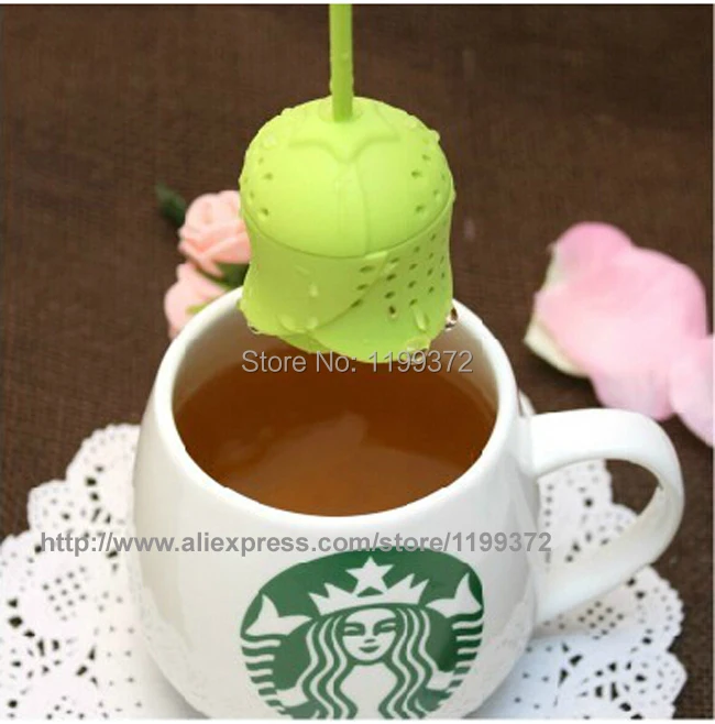 1000 шт./лот милый креативный силиконовый розовый дизайн свободный сетчатый фильтр