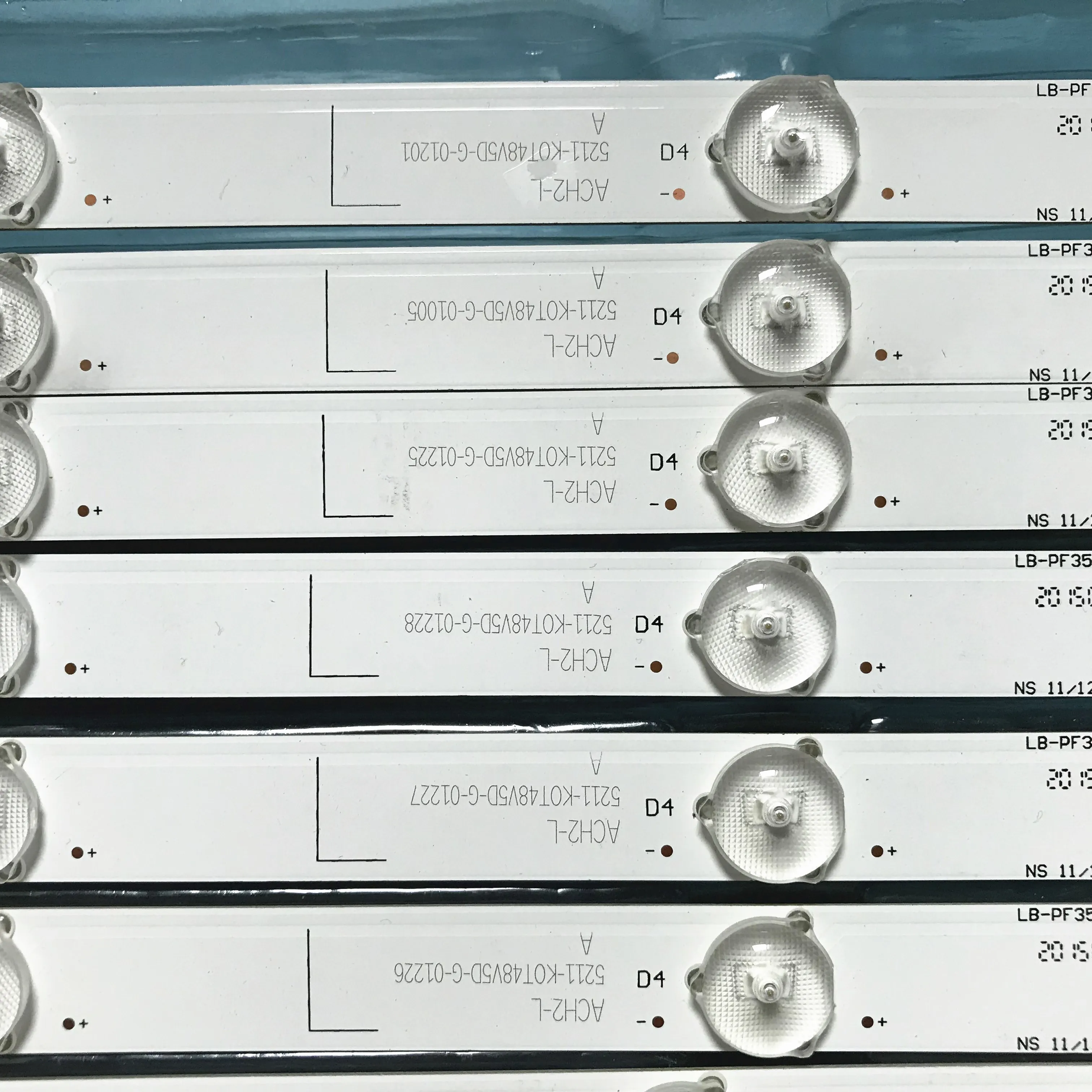 1 комплект = 12 шт. светодиодная подсветка для LE50D1452 T5002S 50PFF3655/T3 LD50V02S