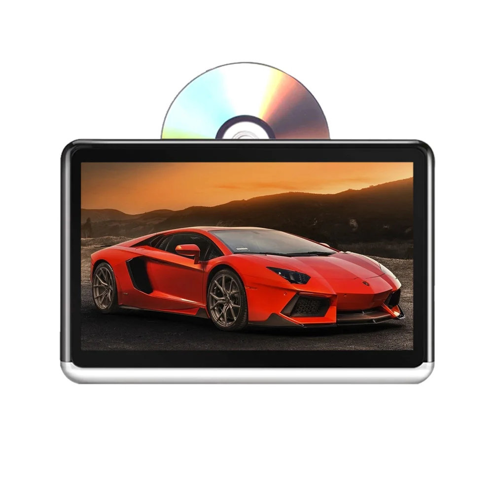 10.1 inch with DVD Евсюков 10,1 дюймов сенсорный экран android 6,0 подголовник монитор Wi-Fi bluetooth Радио 1080P HDMI sd-карт usb-камера с флеш-картой памяти dvd плеер тесто опционально - Цвет: 10.1 inch with DVD