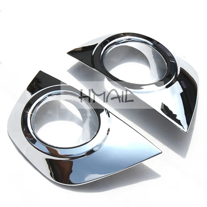 Противотуманная фара для renault koleos 2012 13 14 Передняя Задняя ABS Хромированная противотуманная фара автомобильный Стайлинг пластиковое покрытие Защитная крышка наклейки