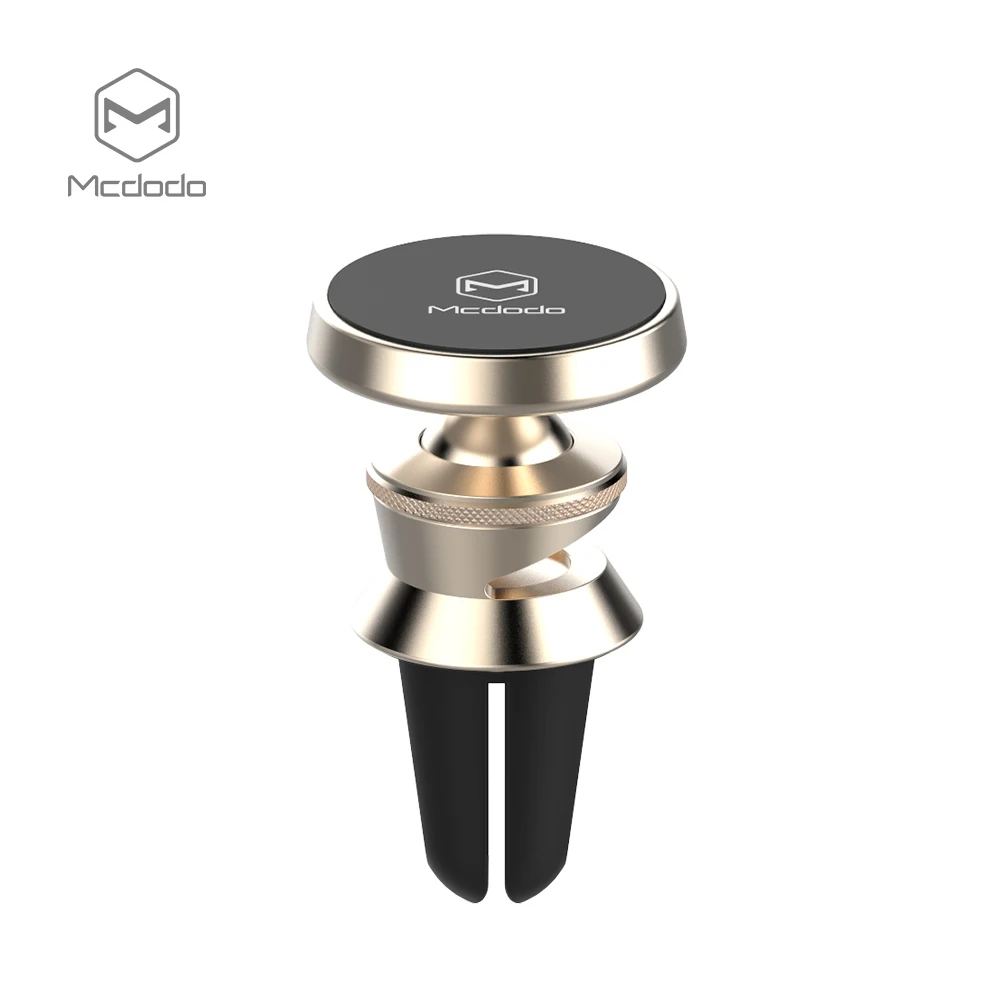 yan gold MCDODO автомобильный держатель телефона для iPhone 7 Samsung 360 градусов Магнитный держатель для мобильного телефона Air Vent Автомобильный сотовый телефон подставка держатель - Цвет: yan gold