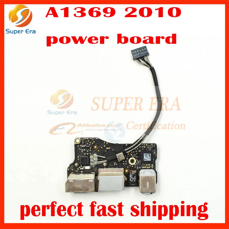 Подлинная идеально используемая USB DC I/O Jack аудио плата питания 820-2861-A для Apple MacBook Air