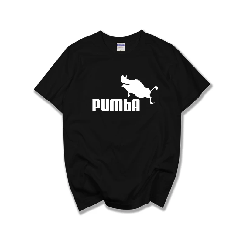 

Забавная футболка homme Pumba для мужчин, красивая футболка из 100% хлопка на лето, 2019