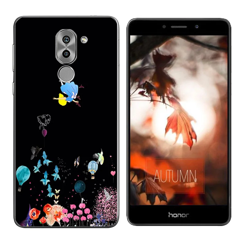 Чехол для Huawei Honor 6X с принтом млекопитающих задняя крышка GR5 2017 Чехлы чехол Mate 9 Lite