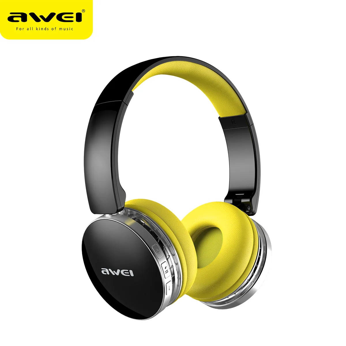AWEI A500BL 2 в 1 складные Проводные/беспроводные bluetooth наушники стерео спортивные