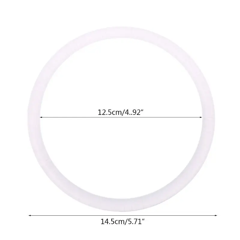 

Women Transparent Plastic Round Shaped Handle Transparent Replacement For DIY Purse Beach Bag Handbag