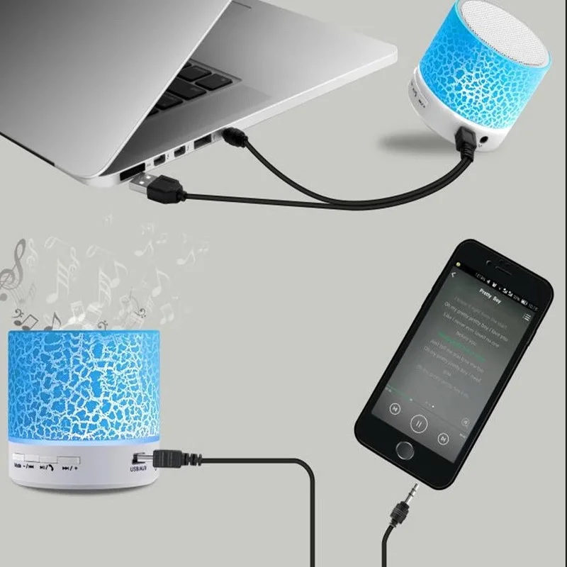 SUOZUN A9 LED Портативный Мини Bluetooth динамик s беспроводной громкой с TF USB FM микрофоном
