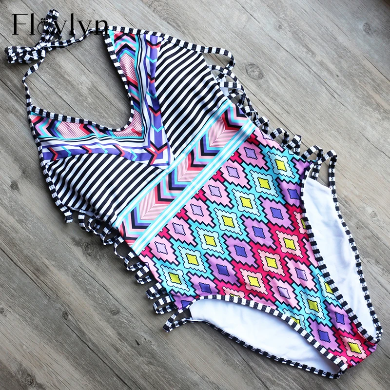 Floylyn сексуальный купальник женский слитный летний купальный костюм 2017 монокини