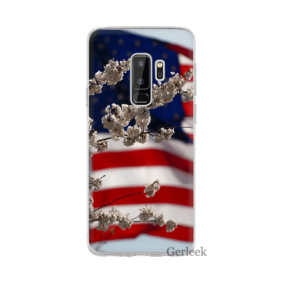 Desxz Американский чехол с флагом для Samsung Galaxy J1 J2 J3 J5 J7 J6 Prime Защитная крышка |