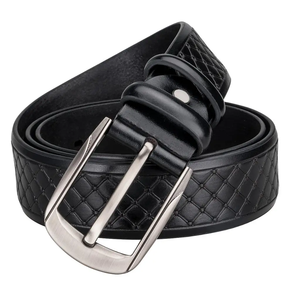 Ремень мужской кожаный с металлической пряжкой для Bueiness свадьбы|leather belts for men|luxury