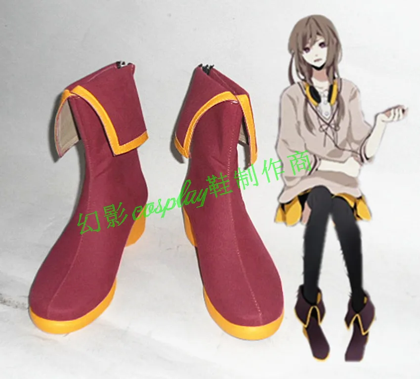 Kagerou Project красные короткие ботинки для косплея на Хэллоуин H016|boots boots|boots redboots cosplay |