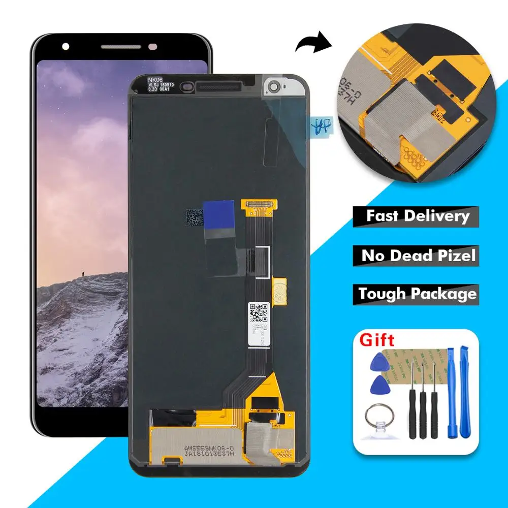 Для Google Pixel 3A ЖК-дисплей сенсорный экран Оцифровка сборка запасные части