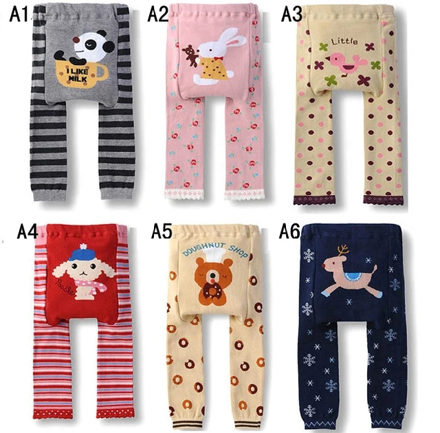 cotton infant baby pants spring kids PP children legging Knitted trousers KZ13 |