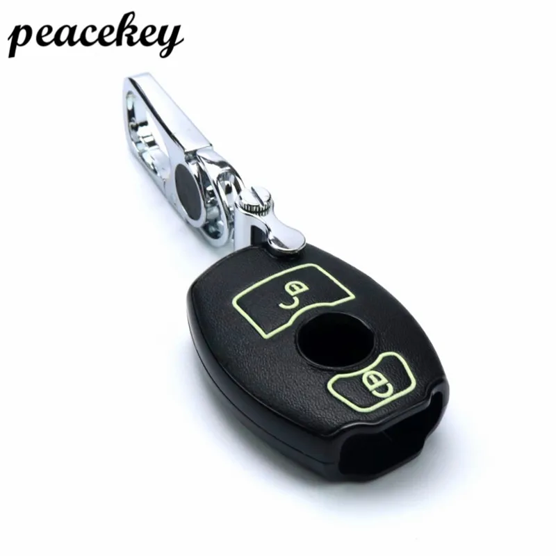 Кожаный защитный чехол Peacekey для Mercedes Benz A180 A200 A260 A Class две кнопки|shell cover|shell buttonsshell