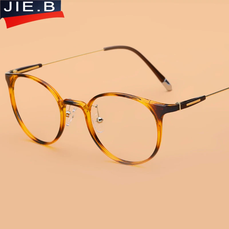 Модные искусственные очки для женщин женские круглые винтажные оптические