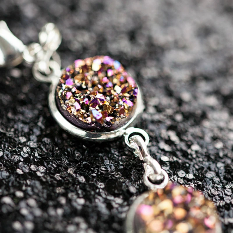 Браслет ручной работы &quotЗвездная ночь&quot 8 сезонов кабошон винтажный браслет с цепочкой 18 см модный