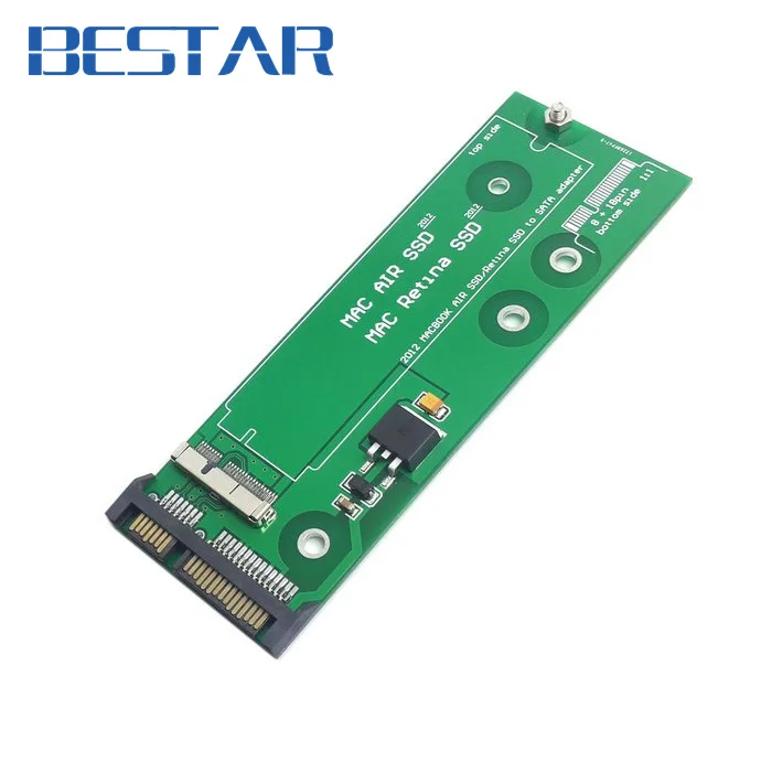 17 + 7pin SSD HDD на SATA 22Pin картридж для жесткого диска PCBA Macbook Air Pro MD223 MD224 MD231 MD232 |