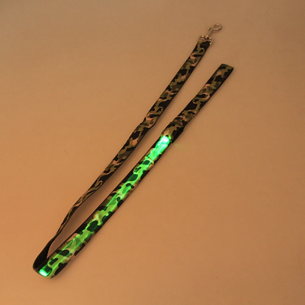 СВЕТОДИОДНЫЙ световой поводок для собаки Training эластичный Поводок Банджи Canine