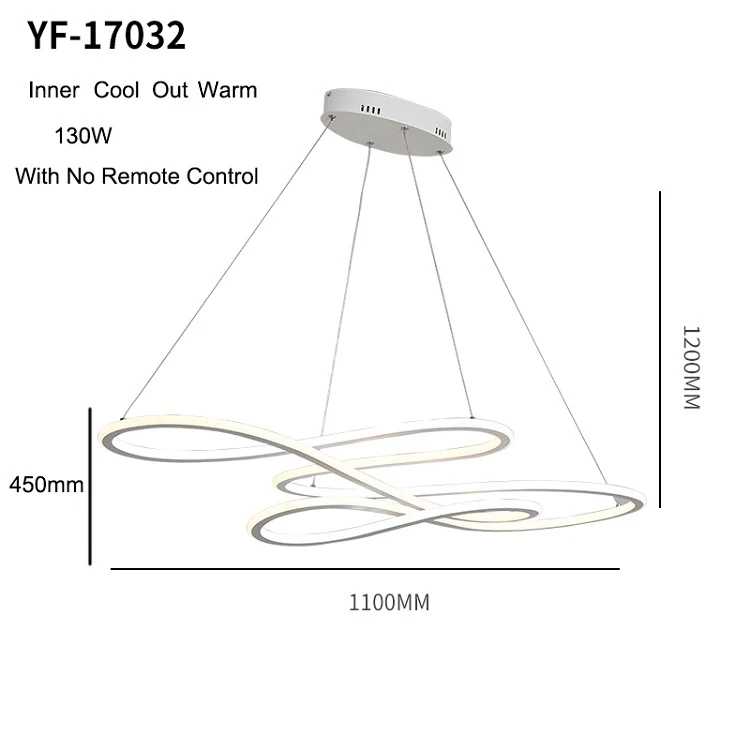 L1100mm Inner Cool NEO gleam двойной Glow современный привело подвесной светильник для Кухня обеденный Гостиная Подвеска светильник висит кулон лампы, светильники - Цвет корпуса: L1100mm Inner Cool