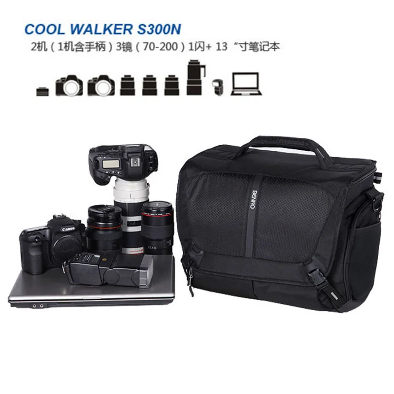 Benro CoolWalker Pro CW S100 профессиональная сумка на одно плечо для камеры slr дождевик|Сумки фото-/видеокамеры| |