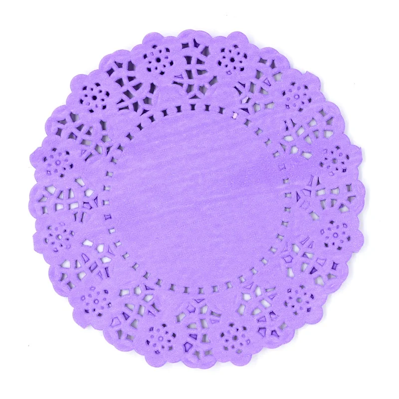 YPP CRAFT 4 5 &quotфиолетовые кружевные бумажные салфетки/салфетки для свадебной
