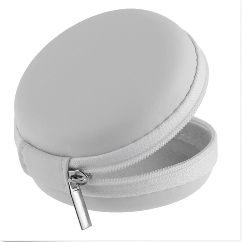 

Waterproof Desk Clip Holder Storage EVA Earphone Wire Box(Without Earphone) Zipper Data Line Cables Box 1PC