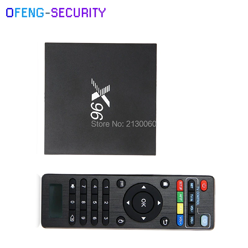 Оригинальный X96mini Android 7 1 с 2 Гб + 16 ГБ встроенный ИК смарт ТВ четырехъядерный
