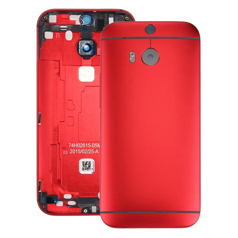 IPartsBuy задняя крышка корпуса для htc One M8 - Цвет: Красный