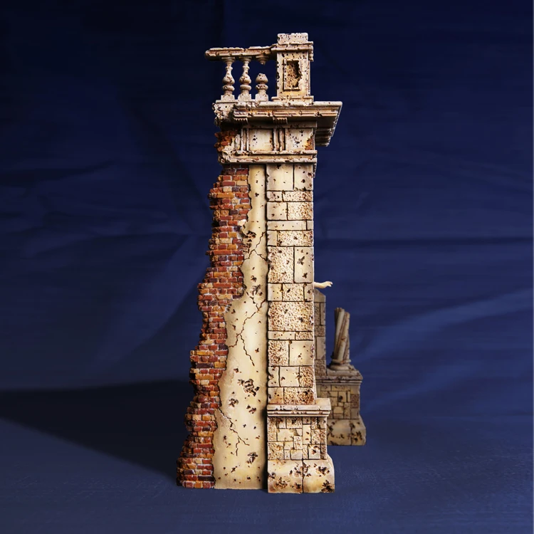 DIY 1/35 полимерная сцена ручная модель Европейский архитектурный мусор серия военные 04a