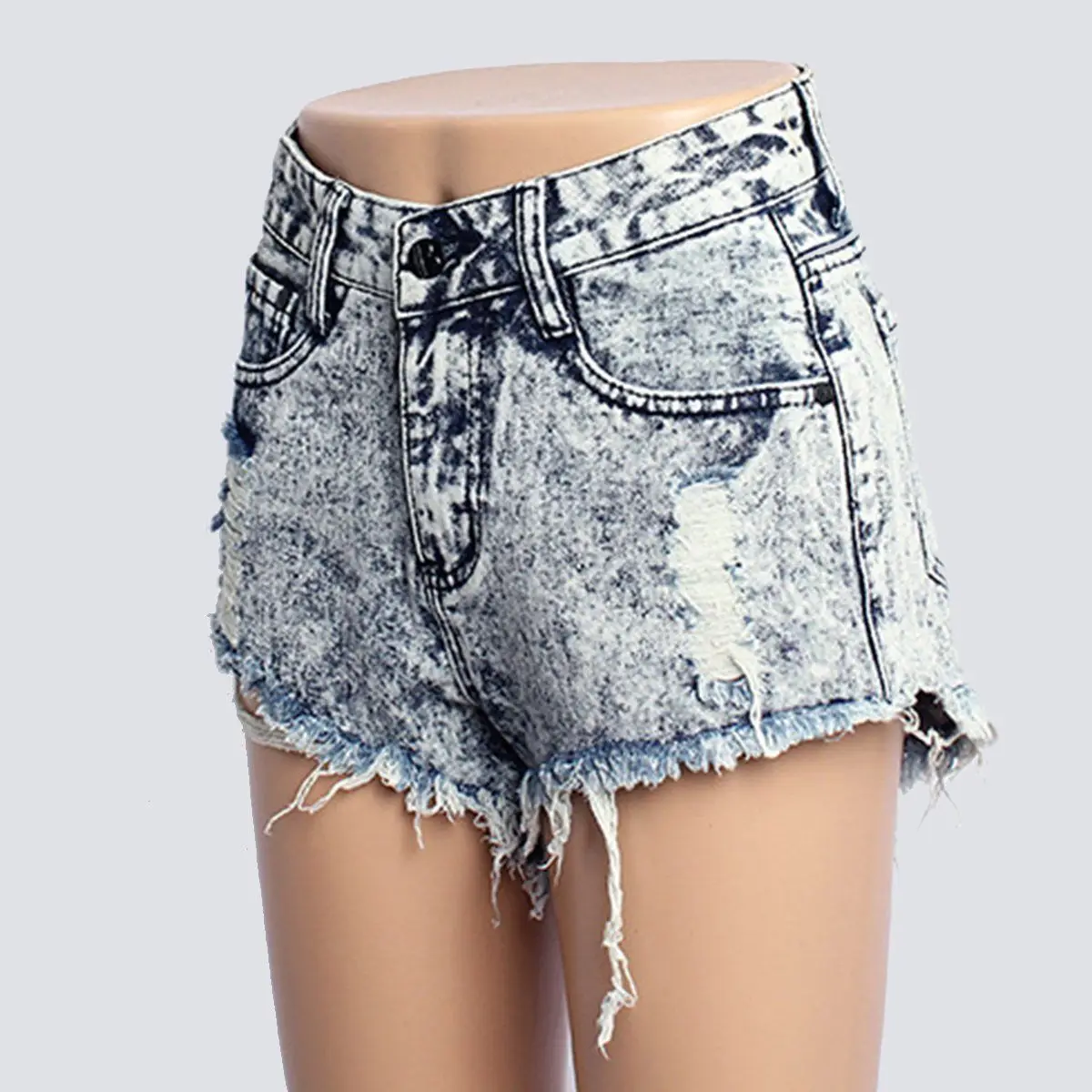 Женские мини джинсы с высокой талией|skinny denim shorts|denim shortsfashion shorts |