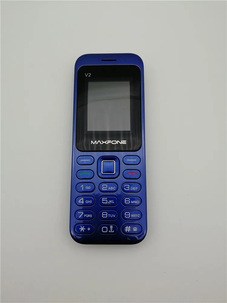 Кнопочный мобильный телефон Maxfone V2 1,77 дюймовый экран 1200 мАч две sim-карты с камерой Bluetooth Flashligh FM дешевые сотовые телефоны