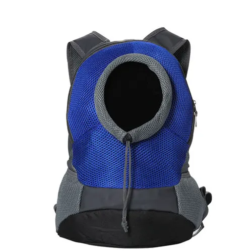 Blue Рюкзак-переноска для домашних животных, сумка для кошек, собак, передняя сумка для путешествий, сумка для переноски котенка, щенков, маленьких кошек, собак, животных - Цвет: Blue