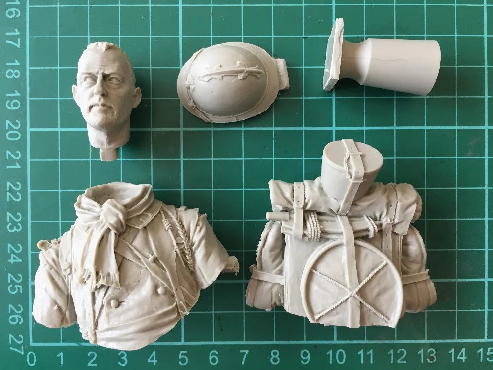 1/10 Смола Бюст строительный комплект WW1 французский иностранный легион солдат |