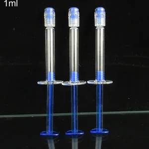 Пустая ампула для салона красоты, 10 шт., 1 мл, косметический шприц для крема для глаз, кислоты для ухода за кожей, флакон luer lock для сыворотки эфирного масла